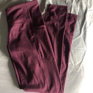 Maroon/Plum leggings